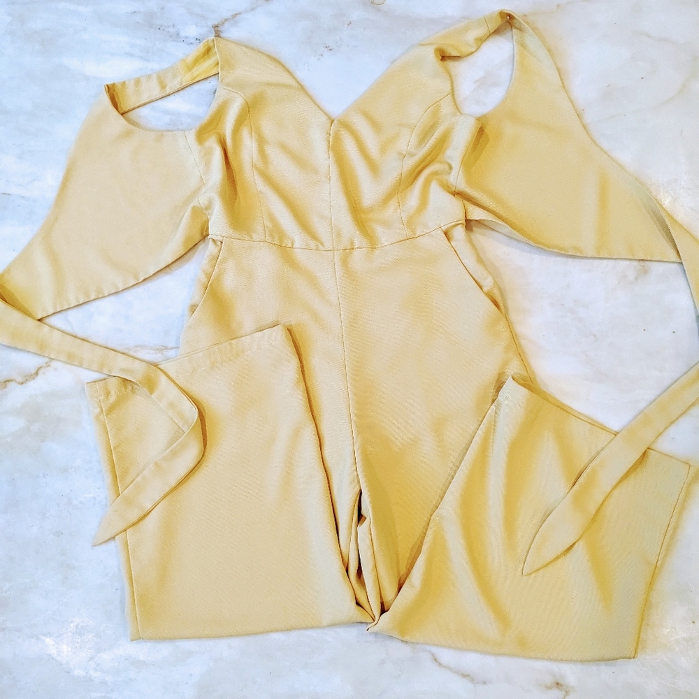 Canary yellow romper